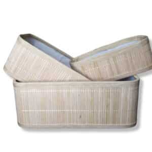 ORGANIZADOR RECT. BAMBOO CHICO