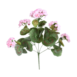 RAMO BEGONIA ROSA 36 CM