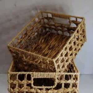 CANASTO CUADRADO RATAN CHICO