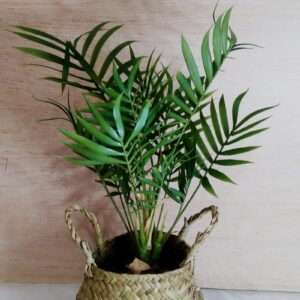 PLANTA ARTIFICIAL MACETA GLASS TEJIDA