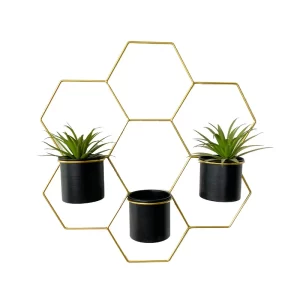 PORTA MACETA PARED TRIPLE