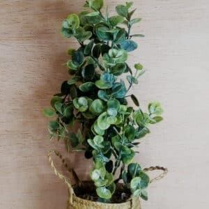 PLANTA ARTIFICIAL MACETA GLASS TEJIDA