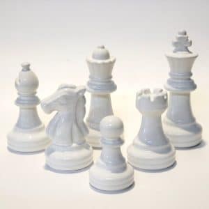 SETX6 PIEZAS DE AJEDREZ PLATA