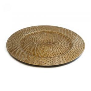 POSA PLATO / PLATO DE SITIO ZAMBIA PREMIUM SIMIL RATAN 33 CM