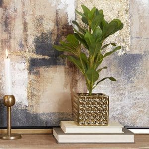 PLANTA EN MACETA CERAMICA