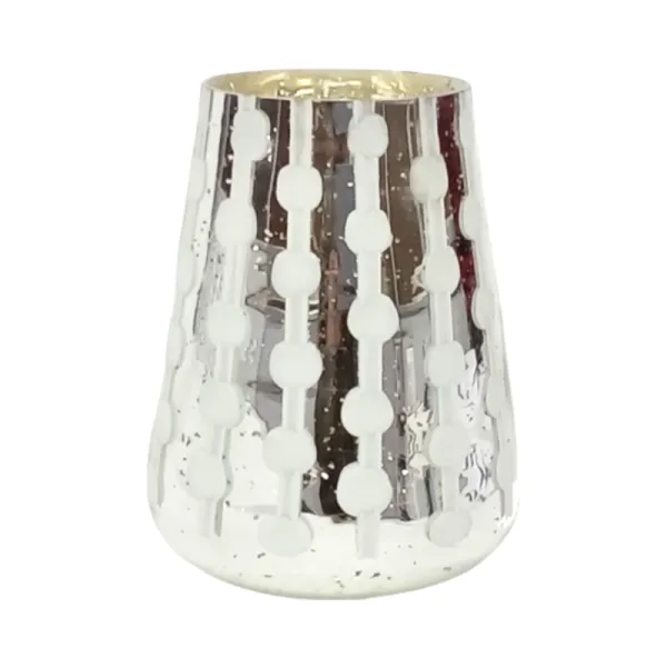 PORTAVELA DE VIDRIO 19 CM