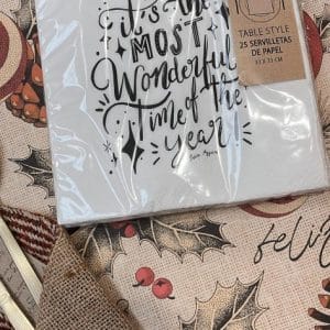SERVILLETA DE PAPEL WONDERFUL TIME (25 UNIDADES)