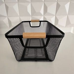 CANASTO DE МЕТАL СОN MANIJAS EN ВАМВОО