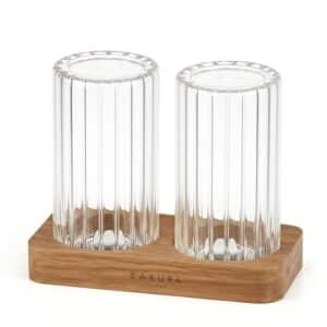 SET DE SALERO Y PIMENTERO SAKURA BAGLIORI EDITION TAVOLA COLLECTION