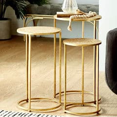 MESAS REDONDAS DE METAL 70CM