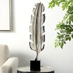 ADORNO PLUMA DE ALUMINIO