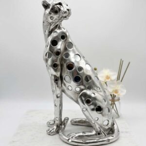 FIGURA LEOPARDO DE RESINA