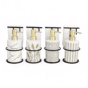 Toile | Set de dispenser y toalla de mano baño