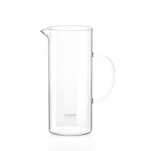 JARRA DE VIDRIO SAKURA PRISMA OFF WHITE 1.5 L