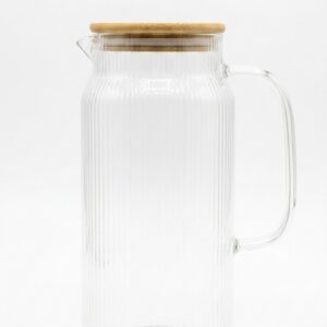 JARRA VIDRIO LABRADO TAPA BAM8U 1300 ml