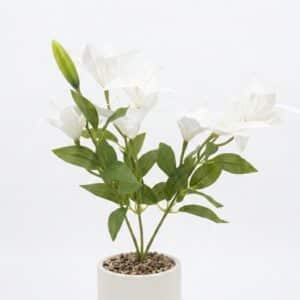 PLANTA MACETA PLASTICO BLANCO 55CM