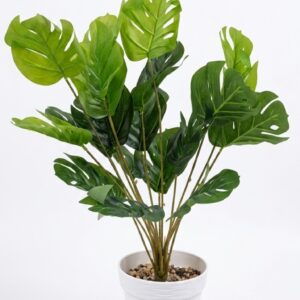 PLANTA MACETA PLASTICO BLANCO 50CM