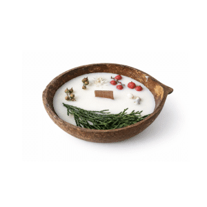 Nature Green I Vela aromática 14x6cm